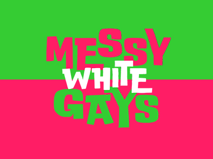 Messy White Gays Logo large
